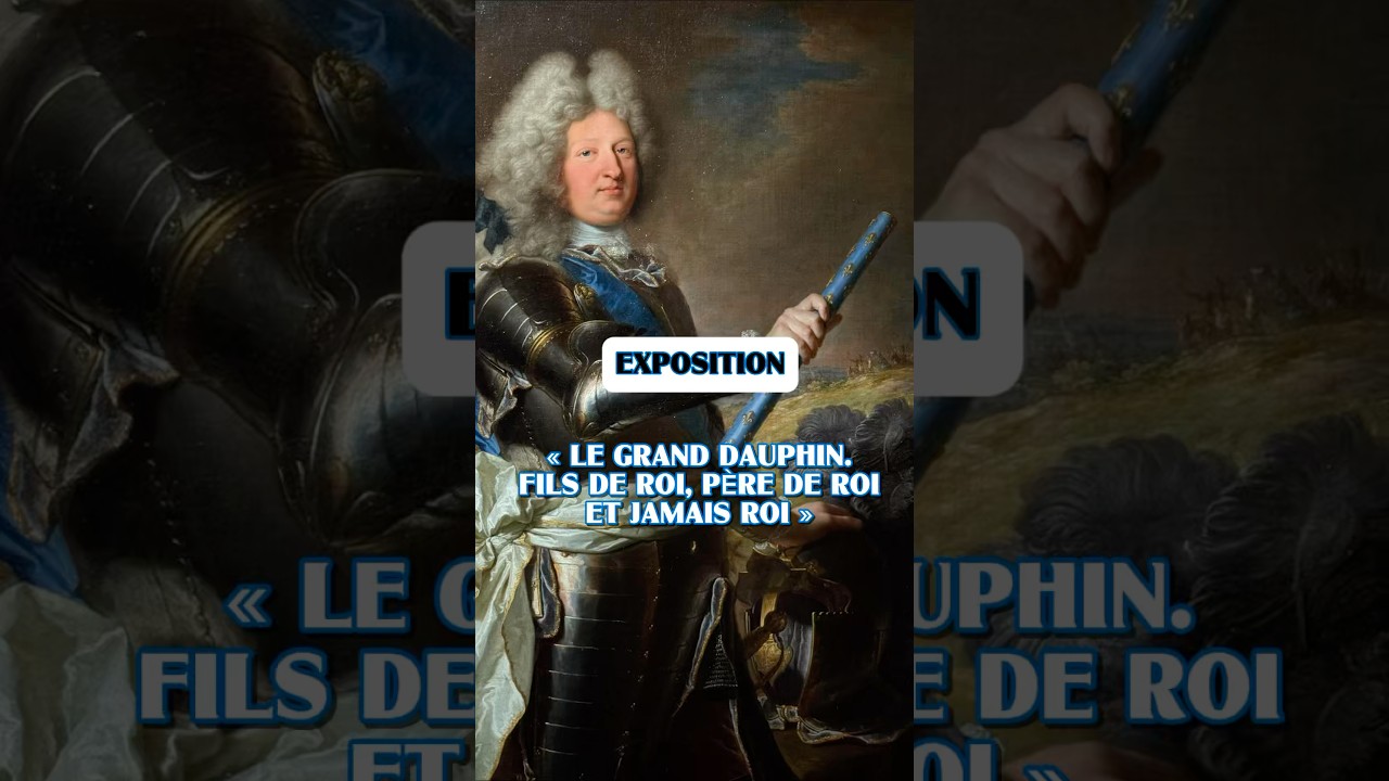 LE GRAND DAUPHIN : FILS DE ROI, PÈRE DE ROI ET JAMAIS ROI - EXPOSITION INÉDITE A VERSAILLES