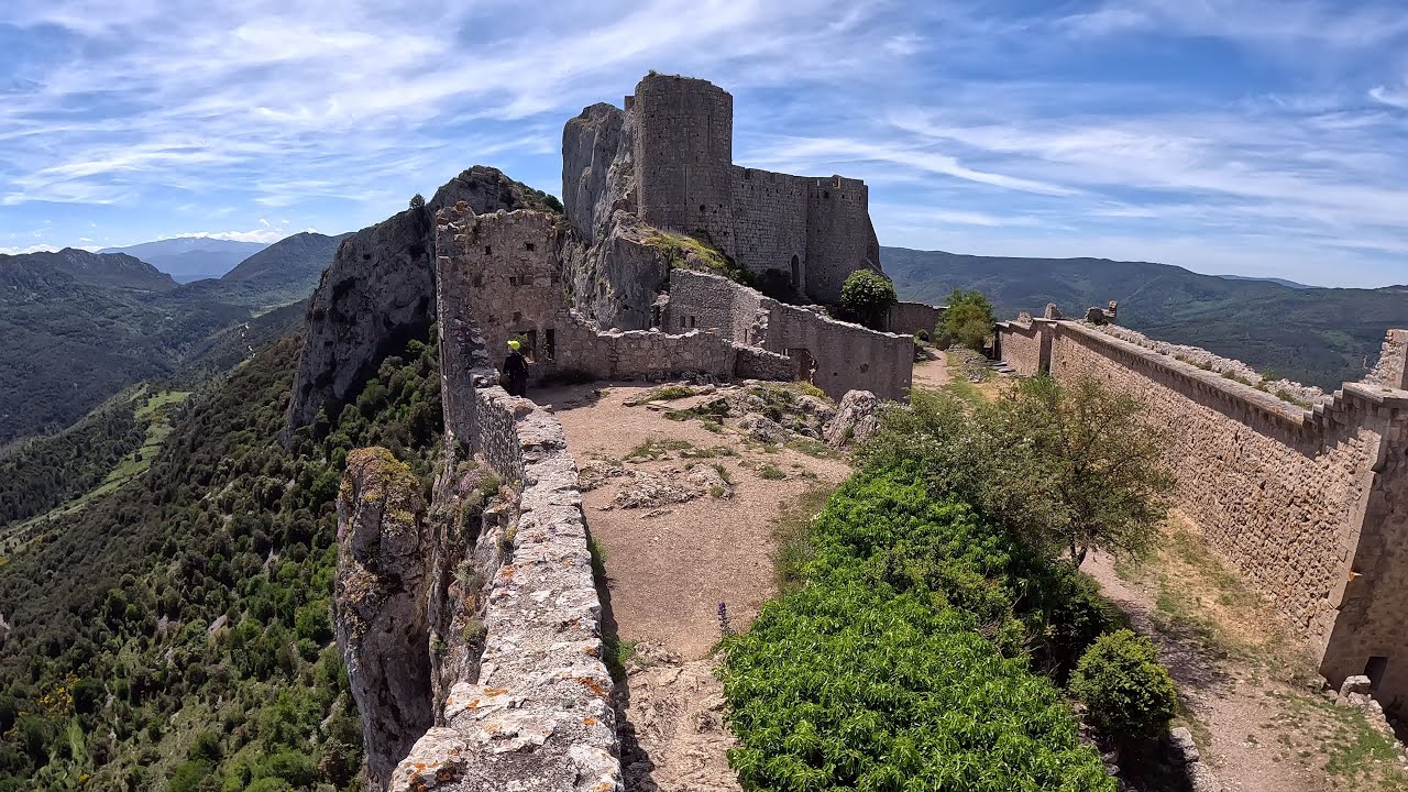 Peyrepertuse, Château, Cathares, Corbières, Aude