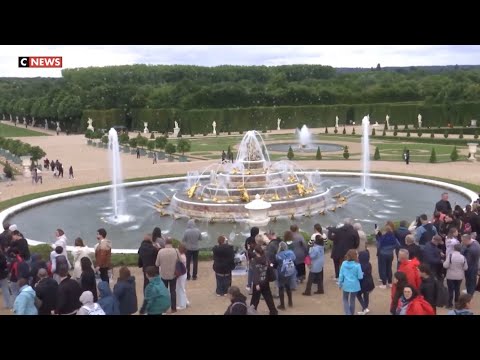 Coup d’envoi des Grandes Eaux nocturnes et des festivités au château de Versailles- Juin 2025 Cnews