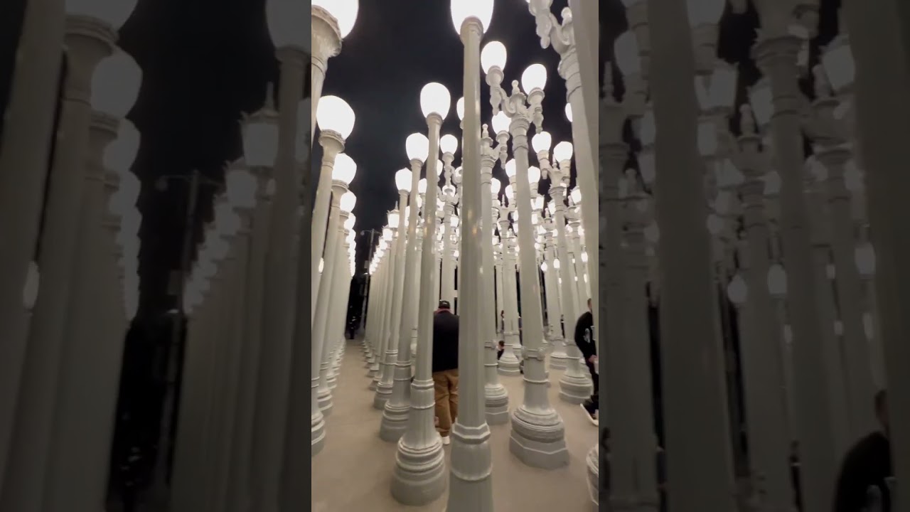 Urban Light in Los Angeles County Museum (LACMA)