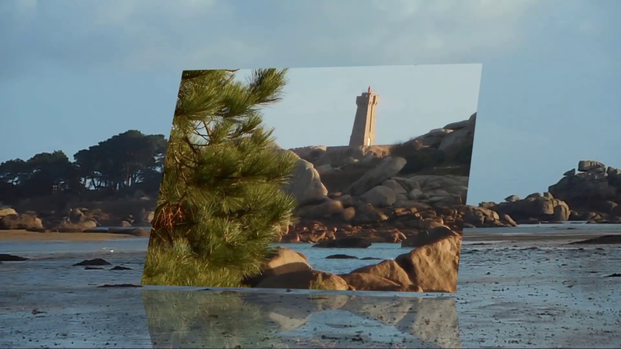 BRETAGNE Nature... Réverbération Lumineuse à Trégastel   Au Château  De  Costaérès