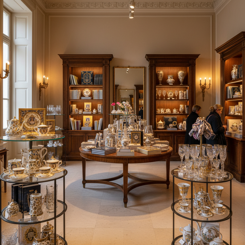 découvrez la boutique du château de versailles : souvenirs exclusifs, livres rares et objets d’art uniques à offrir ou à collectionner, pour revivre l'histoire royale.