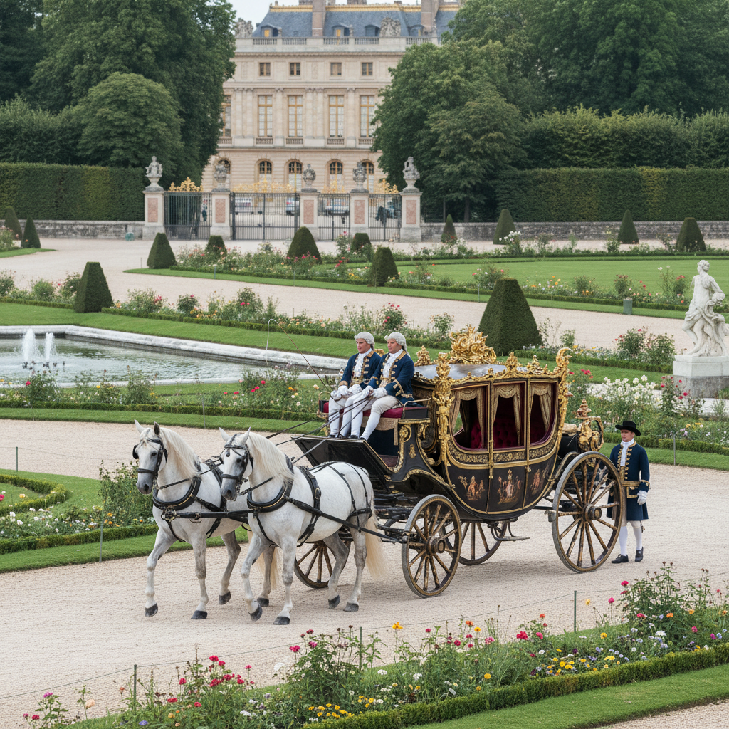 découvrez les secrets fascinants du carrosse de versailles et le transport royal au xviiie siècle, un voyage unique au cœur de l'histoire et du luxe de la monarchie française.