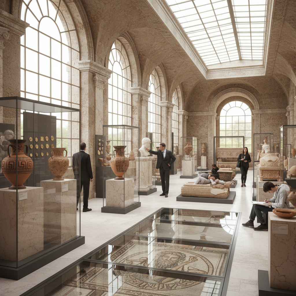 explorez le musée d'archéologie méditerranéenne et plongez au cœur des civilisations antiques grâce à une collection riche d'artefacts et d'expositions captivantes.