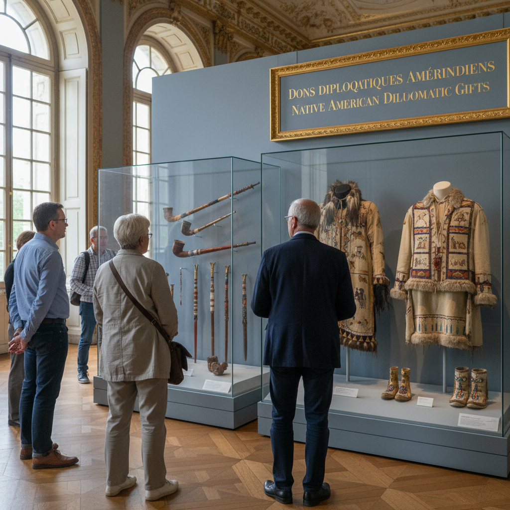 découvrez l'exposition immersive "1725 : alliés amérindiens à la cour de louis xv" au château de versailles, en partenariat avec france culture, et plongez au cœur d'une histoire fascinante de rencontres culturelles.