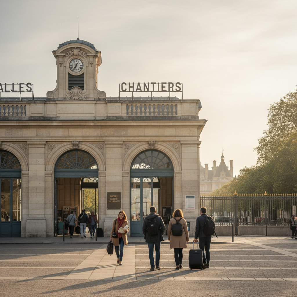 découvrez la gare de versailles chantiers, la porte d’entrée idéale pour explorer le célèbre château de versailles et profiter du charme de la ville historique.