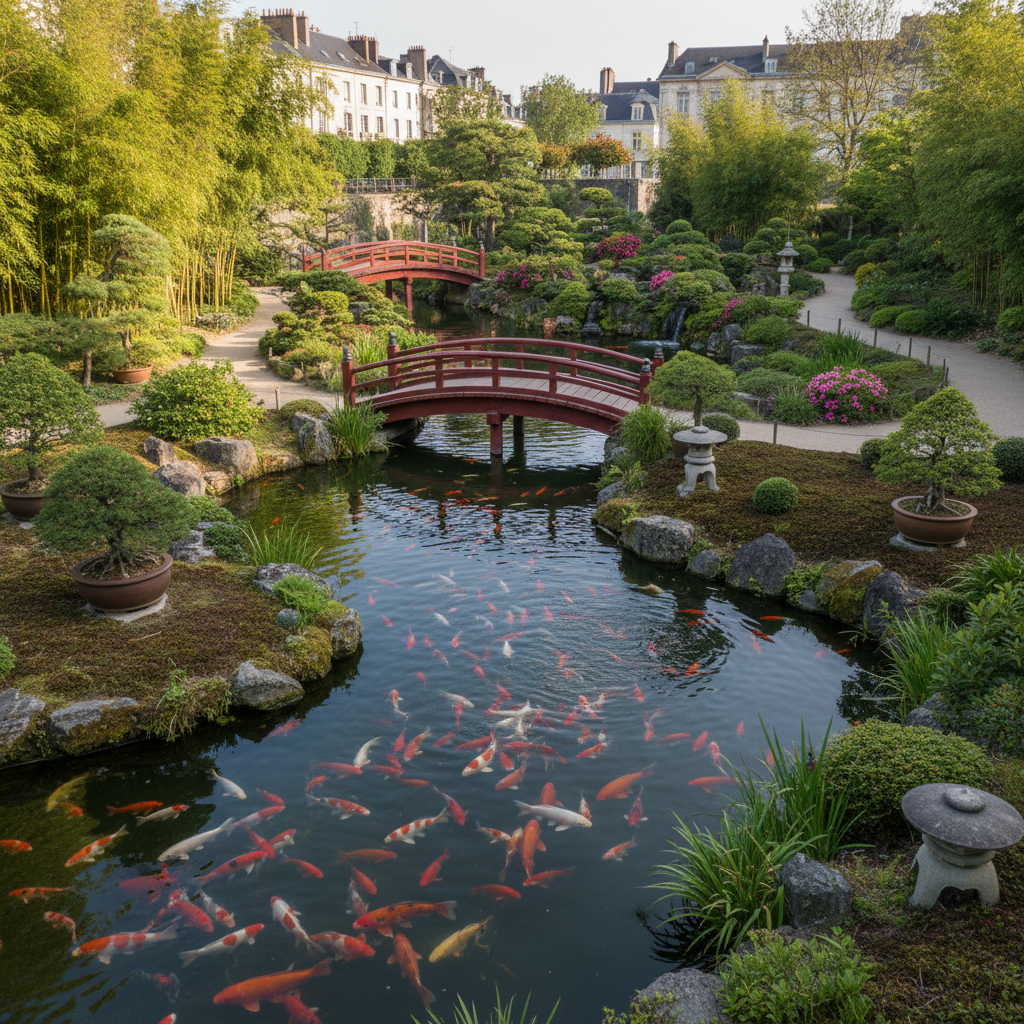 découvrez l'île de versailles, un havre de paix japonais en plein centre-ville, où nature et sérénité vous invitent à la détente et à la promenade.