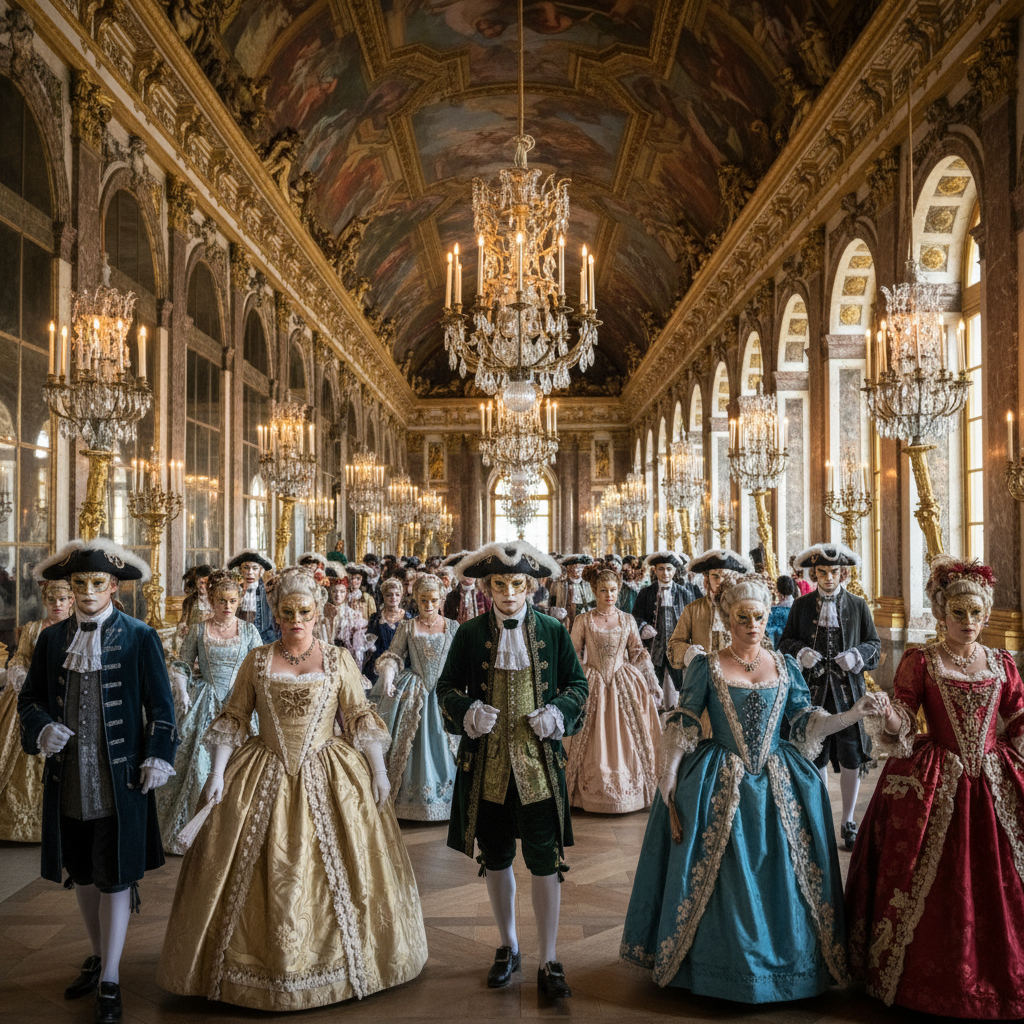découvrez le somptueux bal masqué historique qui renaît au cœur du château de versailles, une expérience magique mêlant élégance et patrimoine royal.