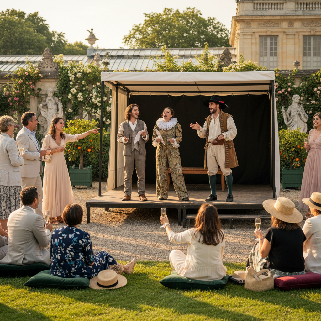plongez dans l'ambiance unique du mois molière à versailles, le festival culturel incontournable de l'été 2025 alliant théâtre, musique et patrimoine.