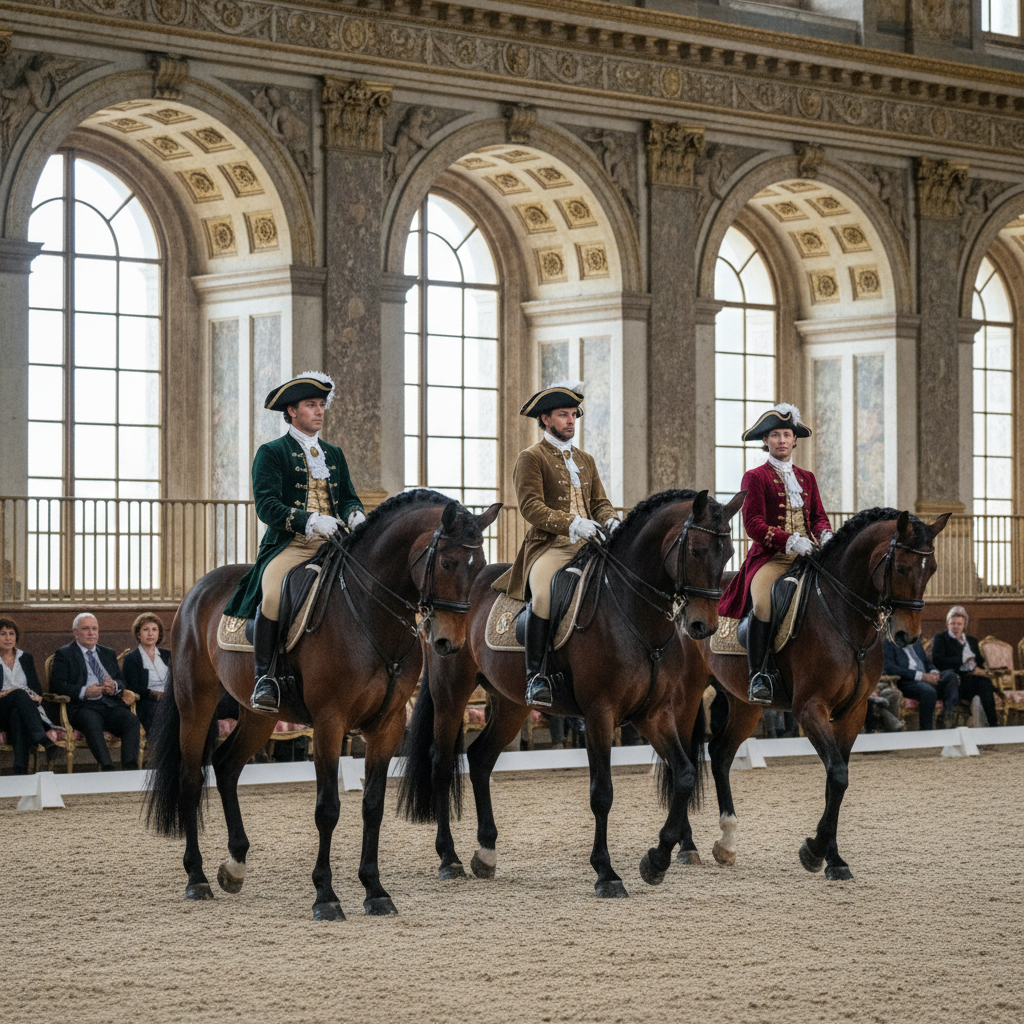 découvrez un spectacle équestre unique à versailles, alliant art, tradition et passion au cœur des prestigieuses écuries royales pour une expérience inoubliable.