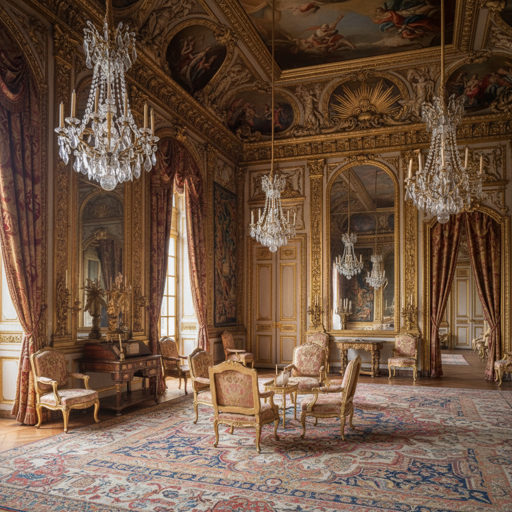 découvrez la splendeur et les secrets des grands appartements de versailles sous le règne du roi soleil, un voyage au cœur de l'art et de l'histoire du xviie siècle.