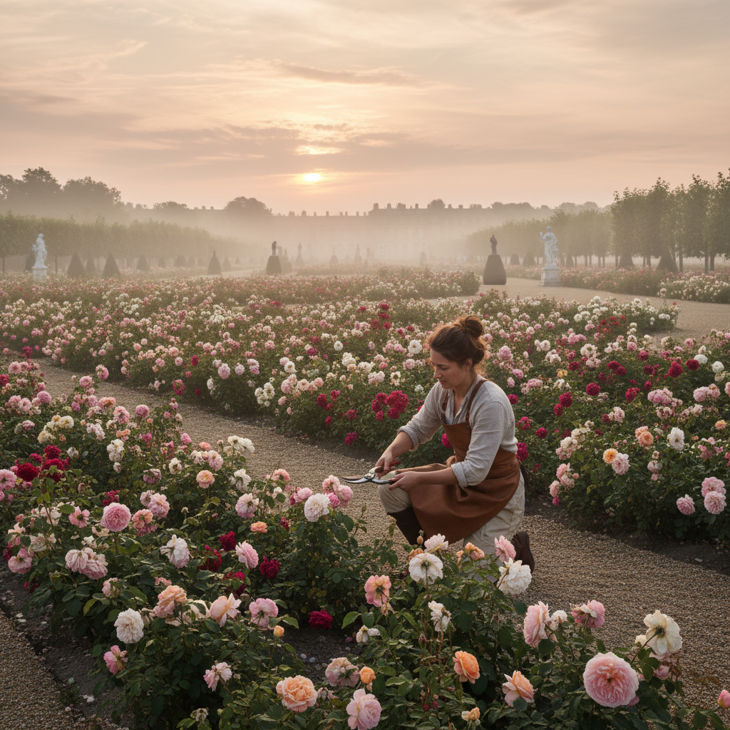 découvrez le témoignage poignant de l'ancien apprenti du château de versailles, qui partage sa passion éternelle pour la culture des roses, véritable symbole de pureté et d'élégance.