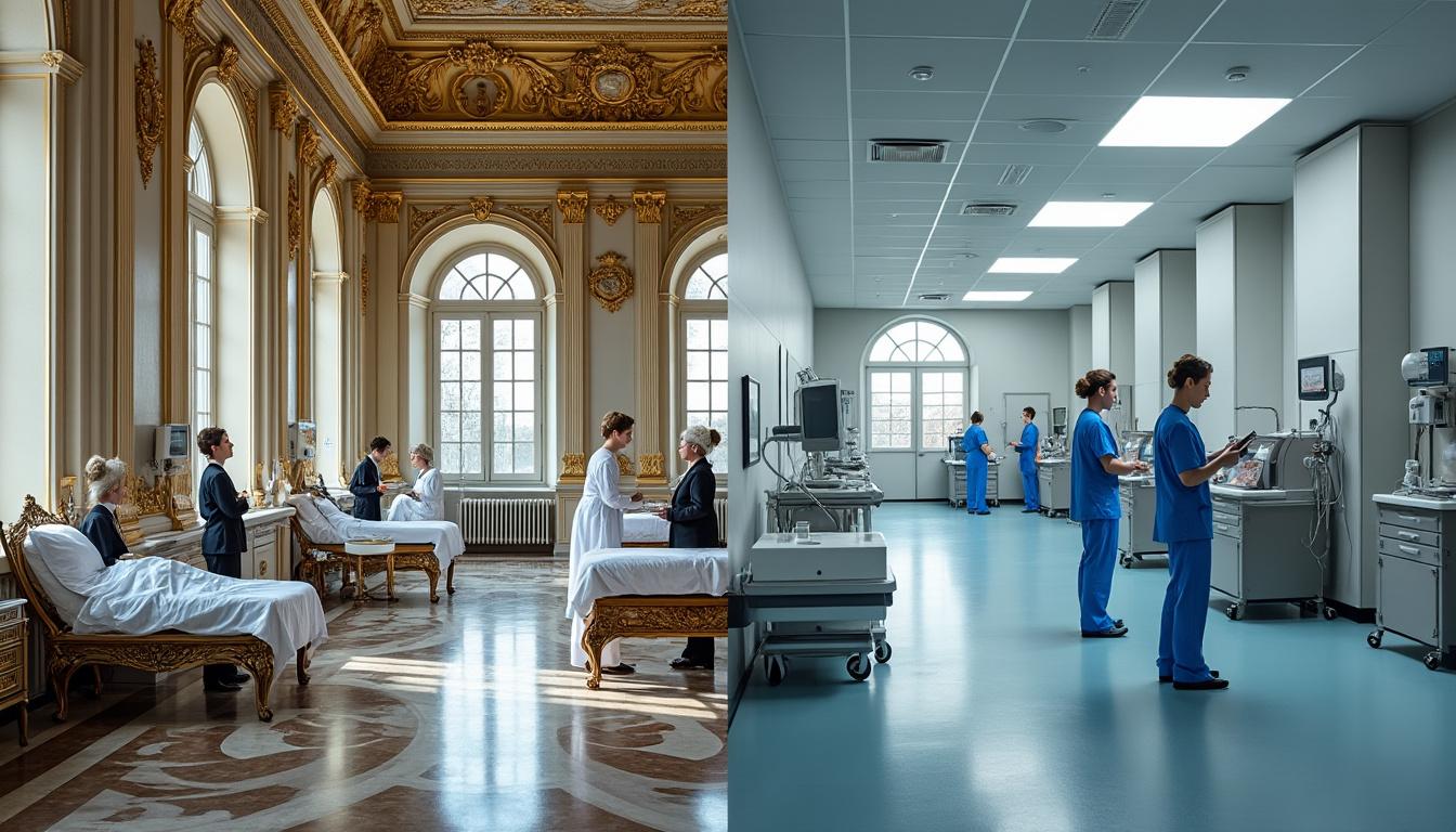 découvrez l'histoire fascinante de l'hôpital de versailles, de ses origines royales à son évolution vers les pratiques médicales modernes, alliant tradition et innovation.