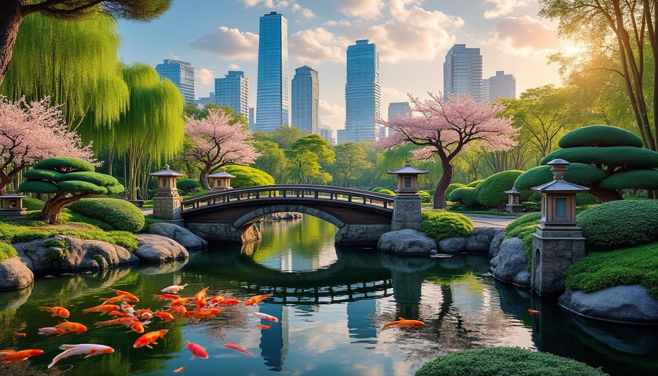 découvrez l'île de versailles, un jardin japonais paisible et authentique au cœur de la ville, offrant un havre de nature et de sérénité en plein centre urbain.