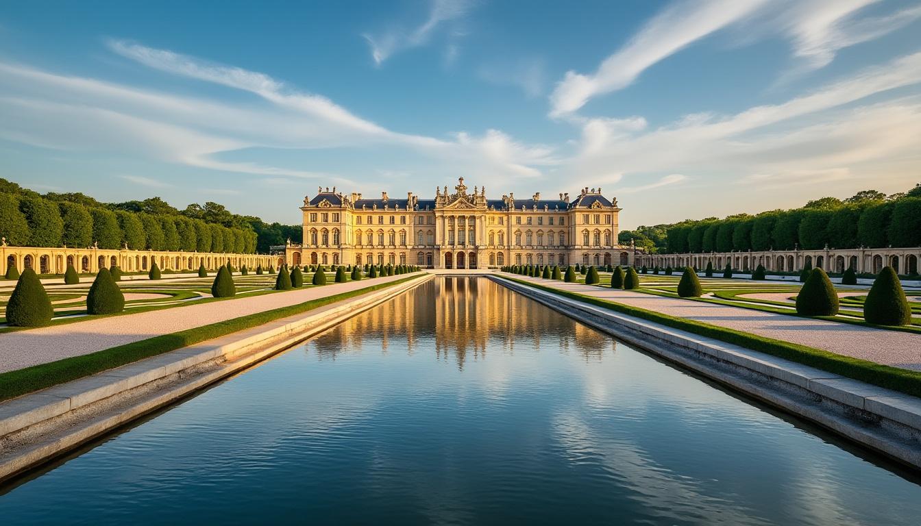 découvrez le parc de versailles, un chef-d’œuvre d’architecture paysagère alliant symétrie parfaite et harmonie impeccable, symbole du génie français et de l’art classique.