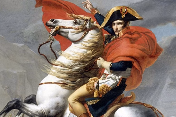 Aperçu — Napoléon franchissant les Alpes : mythe héroïque et mise en scène picturale